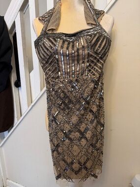 Adrianna Papell | Dresses | Adrianna Papell Womens Sleeveless Vneck Blouson Beaded Cocktail Dress | Poshmark Adrianna Papell | Dresses | Adrianna Papell Womens Sleeveless Vneck Blouson Beaded Cocktail Dress | Poshmark